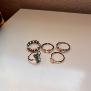 5 Gold and Silver Rings